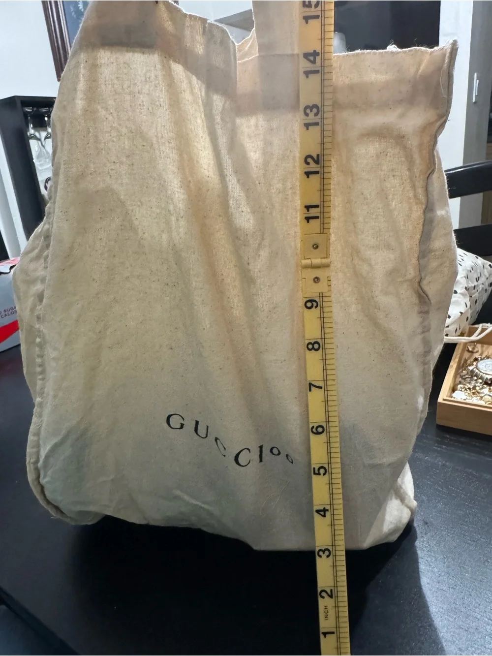 Gucci Canvas Dust Bag – Natural Beige